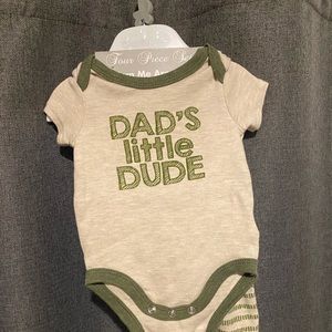 New 4 piece baby outfit